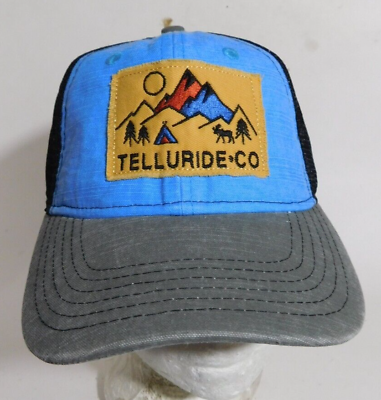 #ad Telluride Colorado Hat Snapback Colorado Unisex Cap Prefade Trucker $19.95