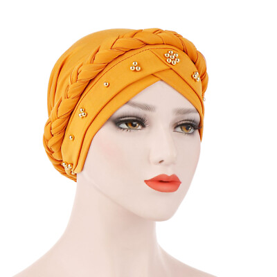 #ad Head Wrap Good Elastic Fashion Accessory Brimless Twist Head Wrap Lightweight $9.19