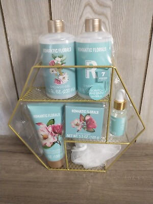 #ad Romantic Florals 7 Piece Bath Gift Set $17.00