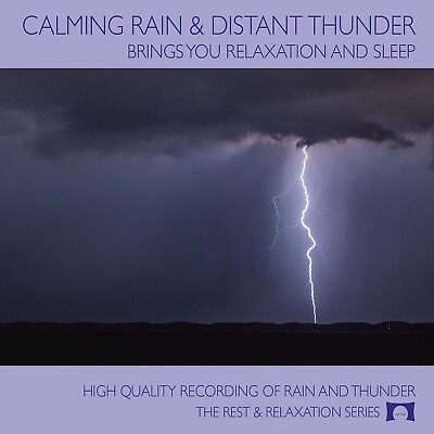#ad Calming Rain amp; Distant Thunder Nature Sounds CD Relaxation amp; Sleep NEW $13.95
