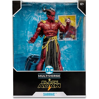 #ad DC Multiverse SABBAC Figure Megafig 2022 McFarlane Toys Black Adam 12 Inch Devil $34.19