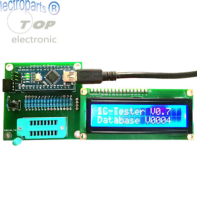 #ad NEW IC Tester Digital Meter 74 40 45 Series lC Logic Gate Tester DIY kits L3DE $22.37