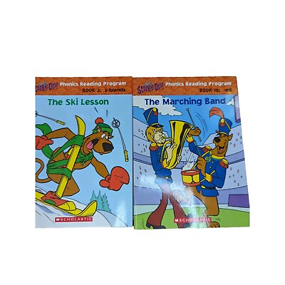 #ad Lot 6 2004 Cartoon Network Scooby Doo Phonics Reading Book 1 2 3 7 10 11 pb kid $14.99
