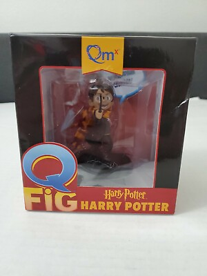 #ad Harry Potter Figure Harry#x27;s First Spell Q Fig Quantum Mechanix New In Box $14.99