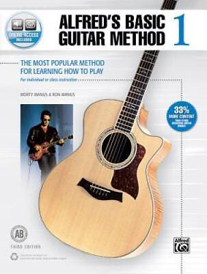 #ad Alfred#x27;s Basic Guitar Method Bk 1: The Most Popular Method for Learning GOOD $4.88