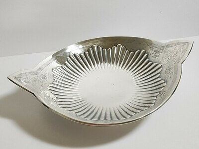 #ad Sterling Silver Trinket Dish with Unique Design $139.00