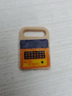 #ad Vintage SPEAK AND SPELL TOY PROMOTIONAL PLASTIC KEY TAG FOB 1970s 1980s $20.00