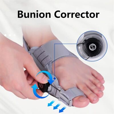 #ad Rotatable Toe Corrector Adjustable Big Toe Straightener Bunion Corrector Foot $14.39