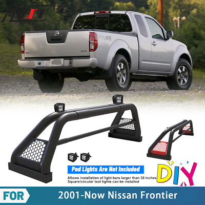 #ad For 2001 Now Nissan Frontier Adjustable Pickup Roll Sport Bar Chase Rack Bed Bar $279.99
