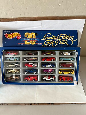 #ad Hot Wheels 20th Anniversary Limited Edition Gift Pack 20 Car Set L46 $159.99