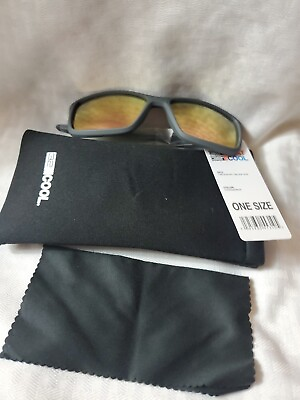 #ad 32 Degrees Unisex Round Sport Polarized Sunglasses charcoal Mirror Lens 100% Uv $5.49