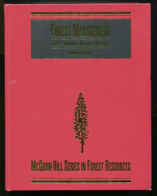 #ad Forest Management by Davis Johnson Howard Bettinger 4th edition McGraw Hill $119.00