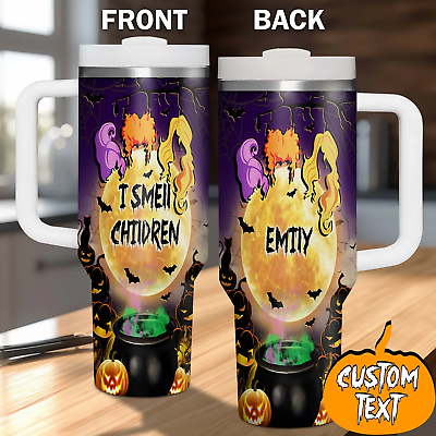 #ad Personalized Halloween Hocus Pocus Witches I Smell Children Spooky Season 40oz $39.95