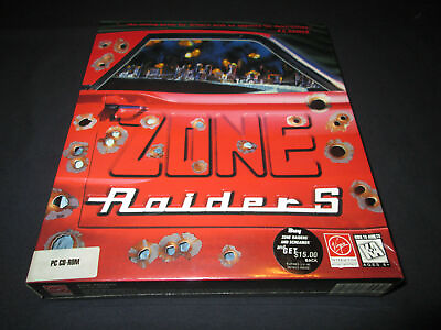 #ad 1996 Zone Raiders PC Game MS DOS BRAND NEW SEALED BIG BOX NIB VIRGIN $19.99