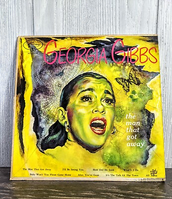 #ad Georgia Gibbs ‎– The Man That Got Away Mercury ‎– MG 25199 DG 10quot; LP Vinyl Mono $13.01