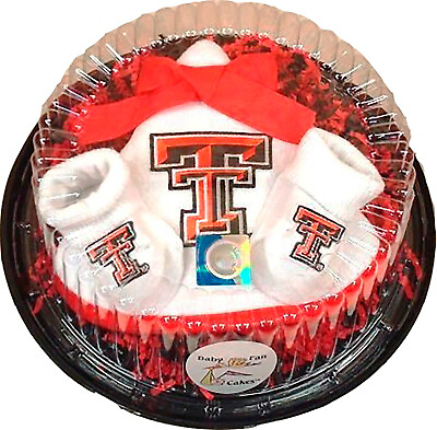 #ad Texas Tech Red Raiders Piece of Cake Baby Gift Set $18.99