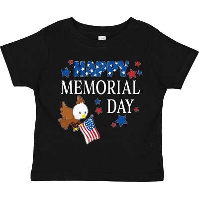 #ad Inktastic Happy Memorial Day Eagle Toddler T Shirt Kids Honoring Bald Flag For $16.99