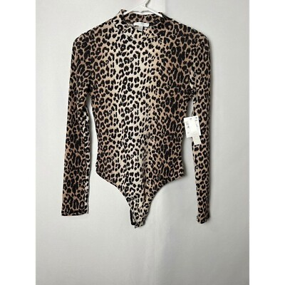 #ad NWT Abound Women Leopard Print Bodysuits $10.00