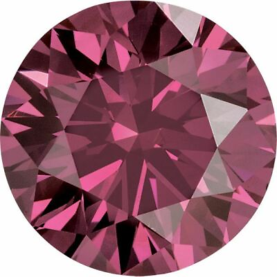 #ad Natural Extra Fine Rich Pink Diamond Round VS2 SI1 Africa Extra Fine Gra $134.10