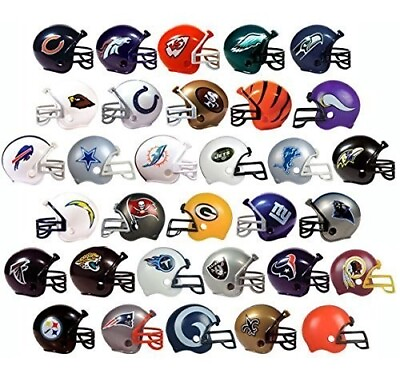 #ad NFL Mini Pocket Size Football Helmet COMPLETE TEAM SET OF 32 $32.99