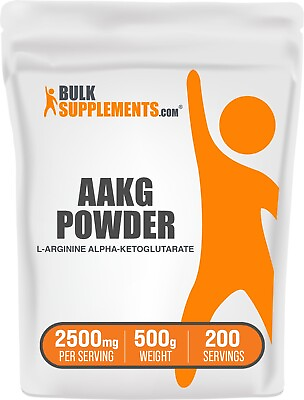 #ad BulkSupplements L Arginine AKG AAKG Powder 500g 2500 mg Per Serving $26.96