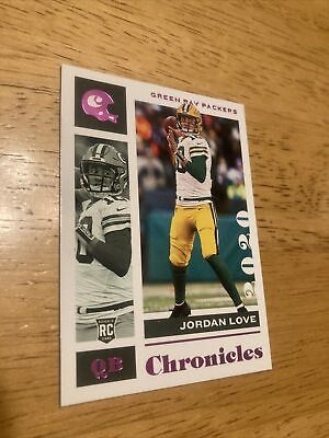 #ad 2020 Panini Chronicles Jordan Love RARE PINK PARALLEL SP RC Rookie #38 Packers $6.99