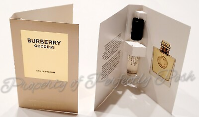 #ad Burberry Goddess Eau De Parfum Perfume Sample Vial Spray x 2 $9.95