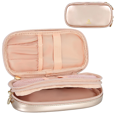 #ad Makeup Bag for WomenPouch BagMakeup Brush Bags Travel Kit Organizer Cosmetic B $12.49