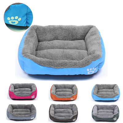 #ad Small Pet Dog Cat Bed Puppy Cushion House Soft Warm Kennel Mat Pad Washable $10.80