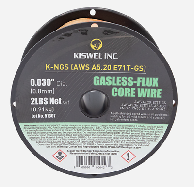 #ad E71T GS .030 in. Dia 2lb. Gasless Flux Core Wire Welding $48.99