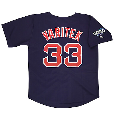 #ad Jason Varitek 2004 Boston Red Sox Alt Navy World Series Jersey Men#x27;s S 3XL $129.99