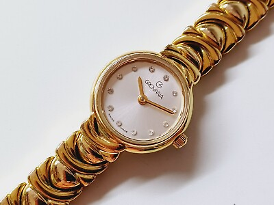 #ad Nice GROVANA Vintage Luxury Quartz Battery Ladies Watch Uhr Reloj Montre $139.00