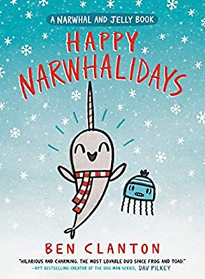 #ad Happy Narwhalidays A Narwhal and Jelly Book #5 Hardcover Ben Clan $5.76