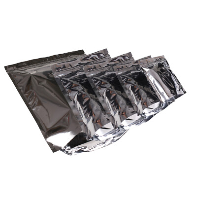 #ad New Silver Foil Stand Up Mylar QuickQlick™ Bags Pouches Different Sizes $119.98