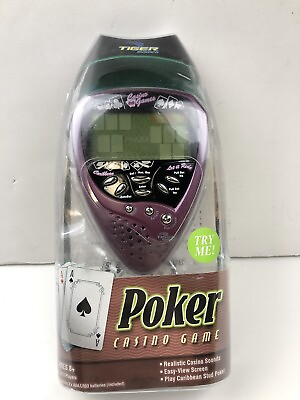 #ad Tiger Let It Ride Caribbean Stud Poker Handheld Electronic New Old Stock $14.99