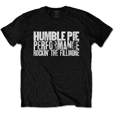 #ad Humble Pie Rockin The Fillmore T Shirt Black New $21.96