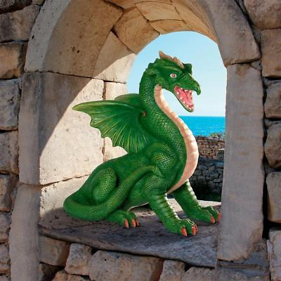 #ad Icelandic Old Norse Mythology Monster Dragon Serpent Berseker Dragon Sculpture $85.62