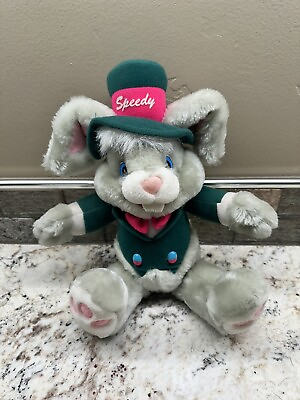 #ad Vintage Kmart Easter Bunny Rabbit Speedy 1986 Plush Stuffed Animal Fairview 15” $12.99