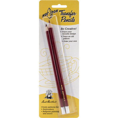 #ad Aunt Martha#x27;s Hot Iron Transfer Pencils 2 Pkg $7.20
