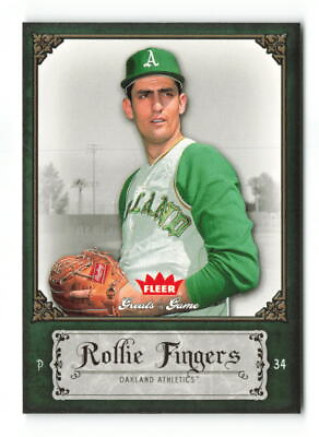 #ad 2006 Fleer Greats of the Game Rollie Fingers #78 Oakland Athletics Baseball Card $1.50