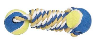 #ad Digger#x27;s A08230 Assorted Styles Rubber Tennis Ball Tug Toys Large $10.79