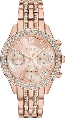#ad Relic by Fossil Women#x27;s Rose Gold Watch ZR15787 $45.00