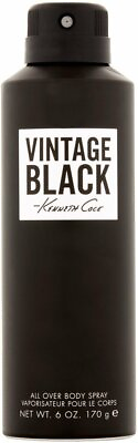 #ad Vintage Black by Kenneth Cole men 6 oz all over body spray New $10.10