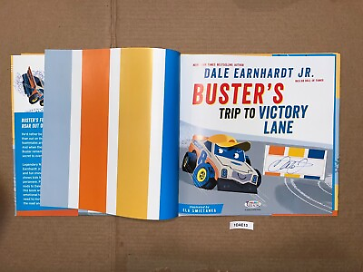 #ad Dale Earnhardt Jr. Signed Autographed Book Buster#x27;s Trip To Victory Lane Nascar $35.99