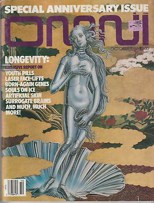 #ad Omni Magazine Oct 1986 LONGEVITY Stephen KING story quot;the End of the Whole Messquot; C $19.95