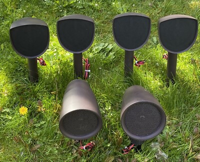 #ad ORIGIN Outdoor Acoustics Lot of 2 LS44 6” Lot of 4X AS41SAT 5.25quot; Spkr. TESTED C $798.95