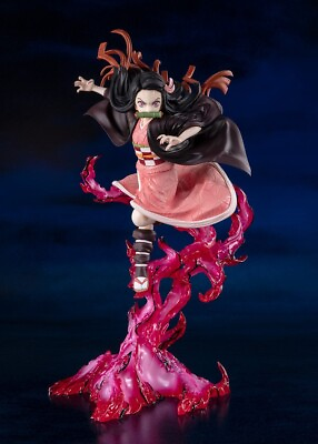 Nezuko on Fire Anime Figure Statue Collection Demon Slayer Gift Large 9quot; $34.99