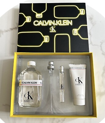 #ad CALVIN KLEIN Ck EveryOne Eau De Toilette 3 Pcs Gift Set UNISEX NEW $54.99