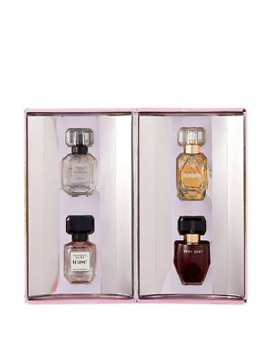 #ad #ad Victoria#x27;s Secret 4 Piece Eau De Parfum Mini Gift Set for Women .25 oz. $48.95