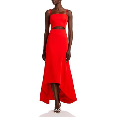 #ad Aqua Womens Square Neck Cut Out Maxi Evening Dress Gown BHFO 3591 $44.99